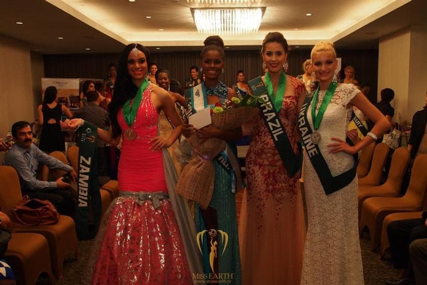 Leticia Silva Winner of Evening Gown Competition Group 2 (Photo Credits: Miss Earth Official)