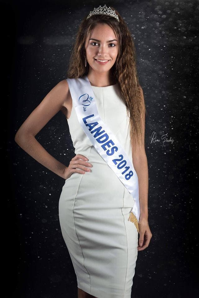 Carla Bonesso Miss Aquitaine 2018, Finalist Miss France 2019 (Photo Credits: Miss France/ Contestant Official FaceBook)
