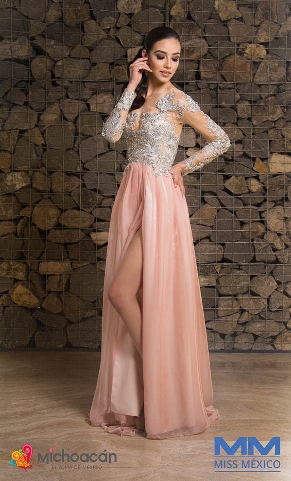 Roxana Reyes Herrera from Zacatecas - Contestant Miss World Mexico 2016, evening gown photo shoot (Credit: Miss Mexico Organization)