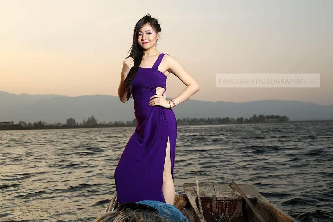 Kiran Laishram Femina Miss India 2017 Contestant from Meghalaya Photoshoot (Photo Credit: Instagram Official)