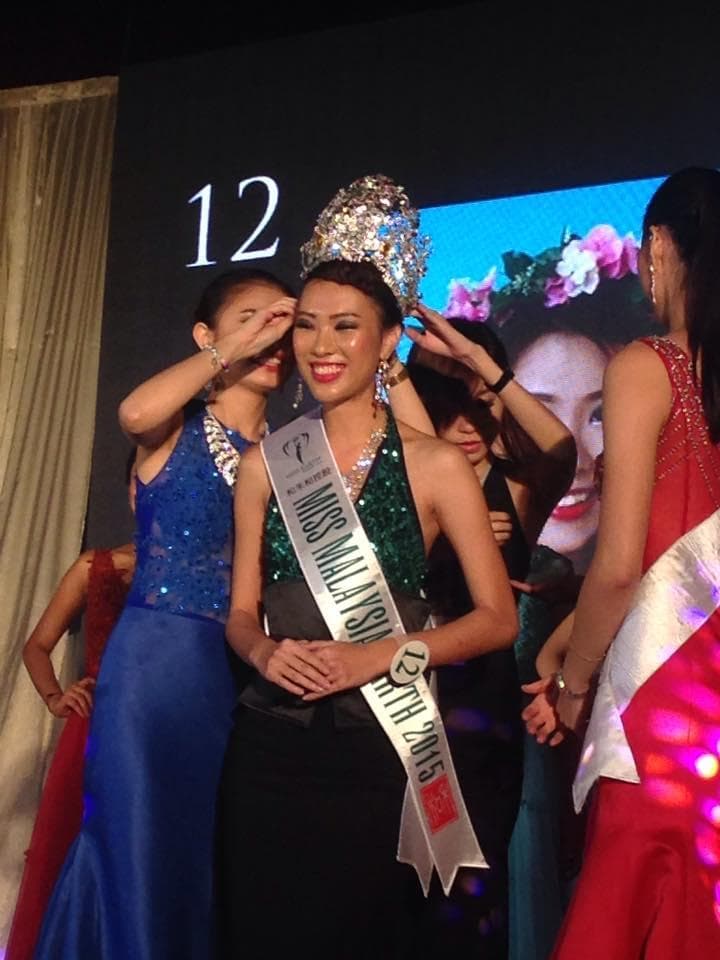 Danielle Wong Miss Malaysia Earth 2015 winner