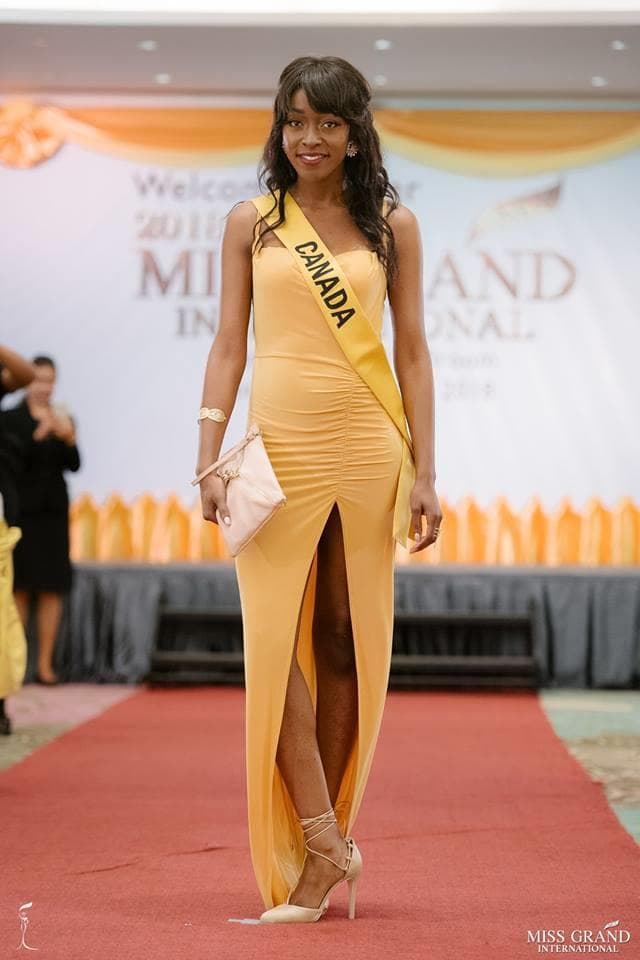 Grace Diamani Miss Grand Canada 2018, Finalist Miss Grand International 2018 (Photo Courtesy: MGI Official)