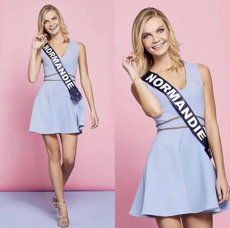 Anaëlle Chrétien Miss Normandie 2018, Finalist Miss France 2019 (Photo Credits: Miss France/ Contestant Official FaceBook)