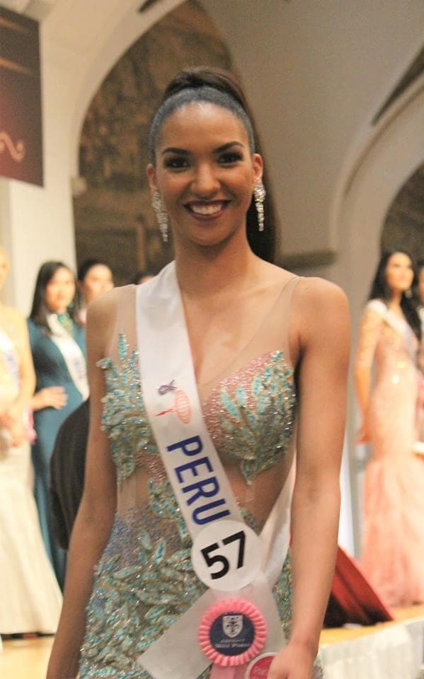 Marelid Elizabeth Medina Guerrero Miss International Peru 2018, Finalist Miss International 2018 (Photo Source: Miss International Organization)