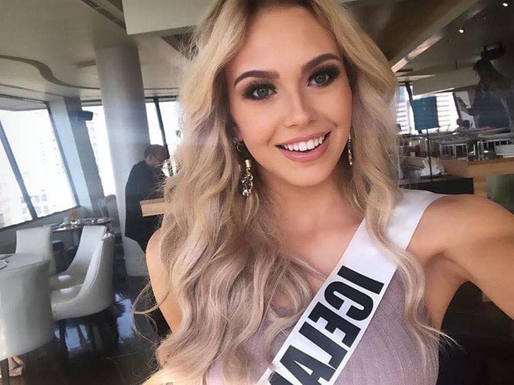 Katrín Lea Elenudóttir Miss Universe Iceland 2018, Miss Universe 2018 Contestant (Photo Courtesy: Miss Universe/Candidate FaceBook/ Instagram)
