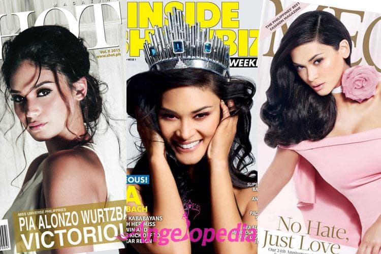 Pia Alonzo Wurtzbach sizzling on Magazine Covers