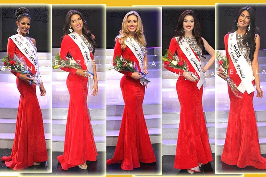 Miss Venezuela 2016 Special Award Winners