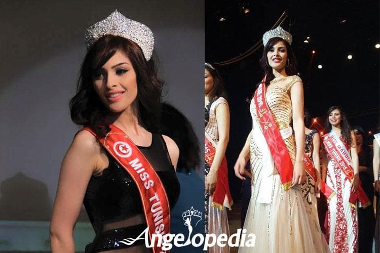 Rawia Djbeli Miss World Tunisie 2015