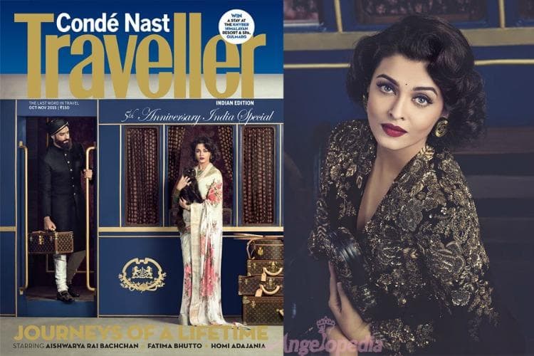 Aishwarya Rai for Conde Nast Traveler Oct Nov 2015