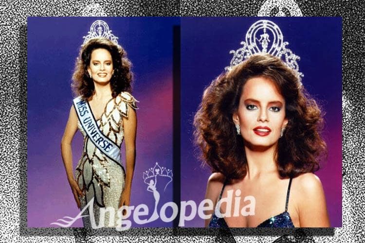 Cecilia Bolocco Miss Universe 1987 from Chile