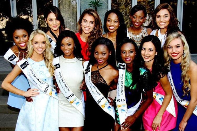 Miss South Africa 2016 Twelve Finalists