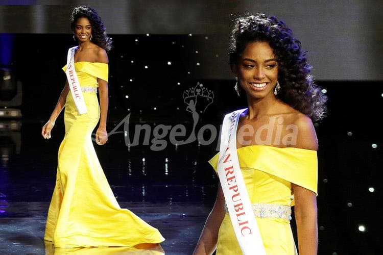Yaritza Reyes Miss Dominican Republic 2016 Yellow Gown