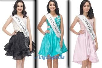 Miss Indonesia 2016 favourites for the Crown