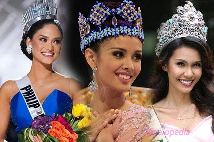 Philippines Performance at Big 5 Major International Beauty Pageants