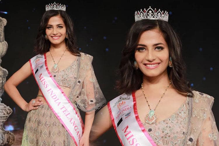 Sanjana Vij Miss India Telangana 2019 Finalist Miss India 2019