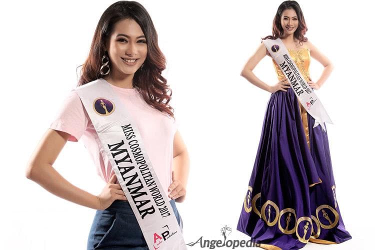 Myat Noe Chit Miss Cosmopolitan World Myanmar 2017