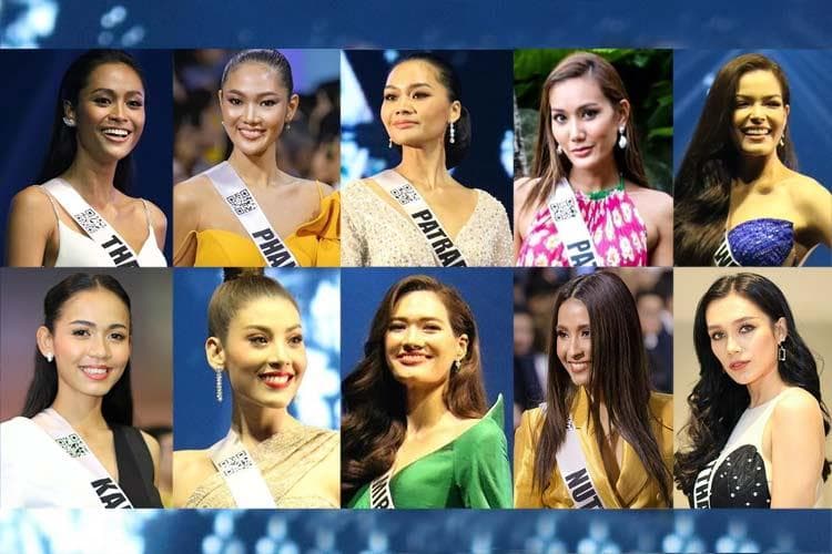 Miss Universe Thailand 2019 Top 10 Hot Picks