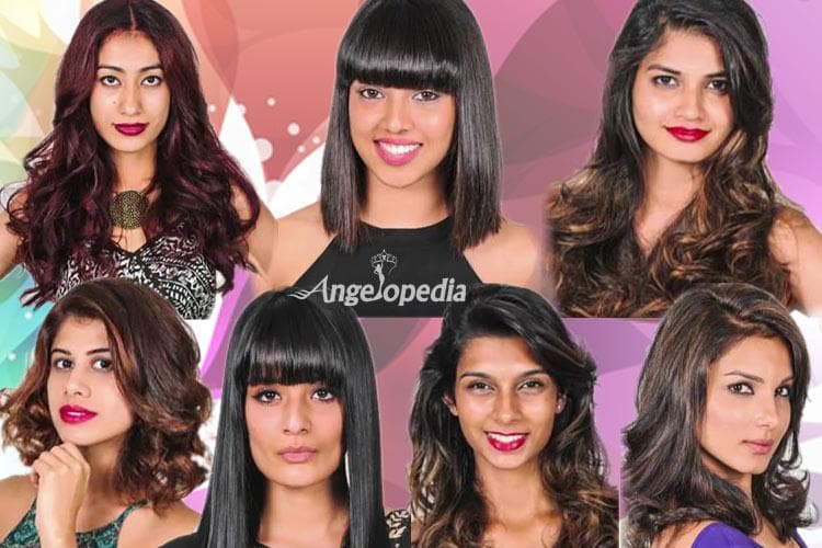 Abstract Head Shot Of Indias Next Top Model