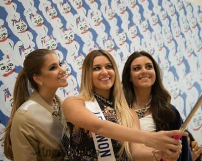 Miss International 2015 finalists tour and travel Yokosuka City