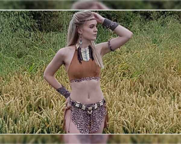 A Teenage girl fabricated amazon warrior outfit in bid to be named as Miss Earth England 2017
