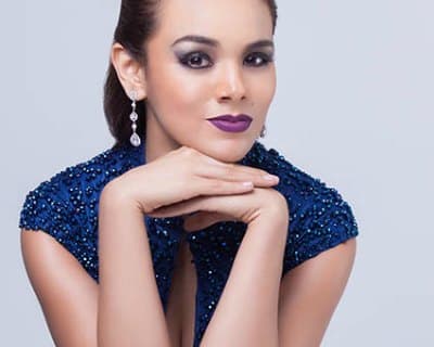 Virginia Argueta of Guatemala wishing for the Miss Universe 2016 title