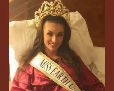 Corrin Stellakis gracefully overcomes OOPS moment at Miss Earth US 2016 Finale