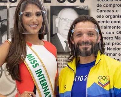 Miss International Venezuela 2020 Isbel Cristina Parra Santos appointed as ambassador of the Tokyo 2020 Olympic route for Venezuela