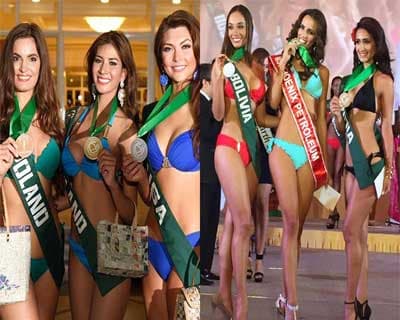 Miss Earth 2014 SwimSuit group Winners