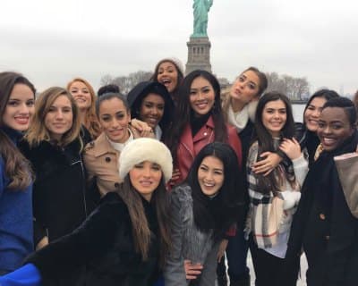 Miss World 2016 contestants enjoying New York