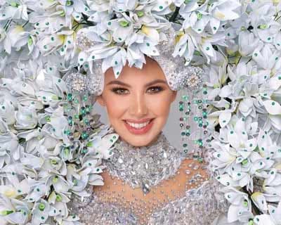 Miss Universe El Salvador 2020 Vanessa Velásquez’s national costume inspired by national flower ‘Flor de Izote’