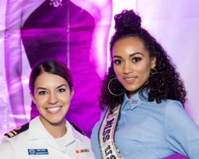 Miss USA 2017 Kara McCullough spent a day with The USO for Operation ‘That's My Dress’