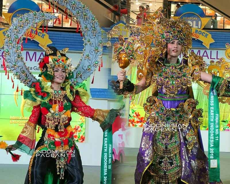 Miss Earth Indonesia 2018 Top 10 National Costumes by Angelopedia