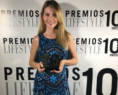 Mireia Lalaguna presented with La Razon’s Fashion Award