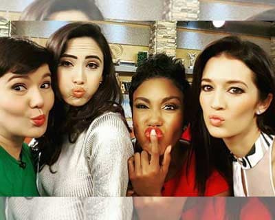Miss Universe 2016 contestants at the Umagang Kay Ganda Show