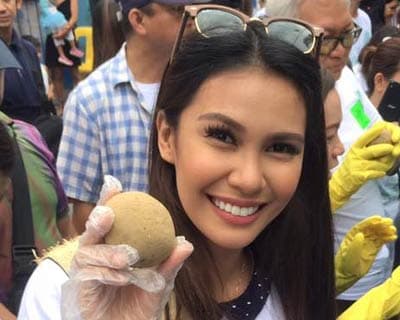 Earth Warrior Angelia Ong joins Annual Manila Bay Clean-Up with other beauties