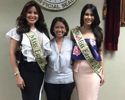 Katherine Espin and Angelia Ong visit Senate of the Philippines