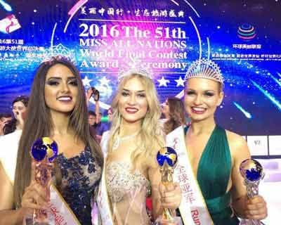 Laura Skutana of Latvia crowned as Miss All Nations 2016