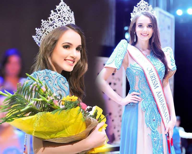 Talliya Aibedullina of Russia crowned World Miss Tourism Ambassador 2017