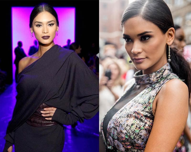 Pia Wurtzbach returns to walk for Sherri Hill at NYFW