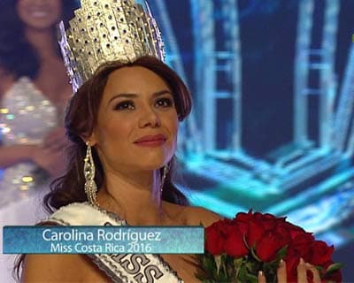 Carolina Rodríguez Castro crowned as Miss Costa Rica 2016
