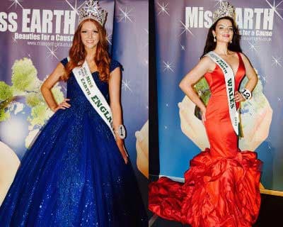 England and Wales crown representatives for Miss Earth 2017