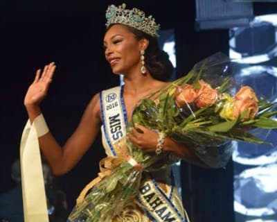 Miss World Bahamas 2016 Ashley Hamilton in action with her Beauty with a Purpose project