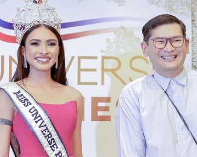 Beatrice Luigi Gomez dazzles at the official send-off press conference to Miss Universe 2021