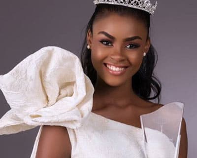 Miss International 2019 2nd Runner-Up Evelyn Namatovu received by Japan Ambassador to Uganda in Kampala