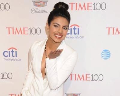 Former Miss World Priyanka Chopra at the Time 100 Gala Walk Red Carpet