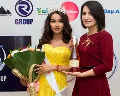 Oksana Barkhatova crowned as Miss Azerbaijan 2016