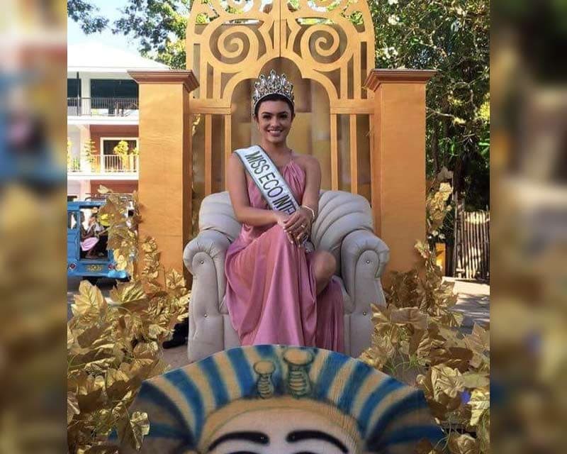 Miss Eco International 2018 Cynthia Thomalla’s homecoming