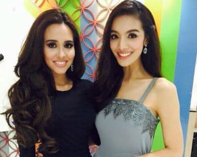 Lees Garcia Miss Grand International 2014 attended the Charity Event at Royal Thai Army television Ch 5