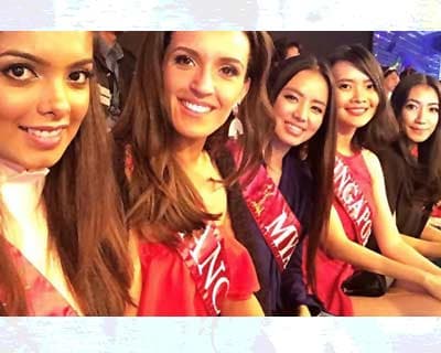 Candidates of Miss Asia Pacific International 2016 at Welcome Dinner