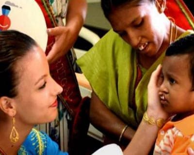 Miss World Portugal 2016 Cristiana Viana supports cleft-lip children